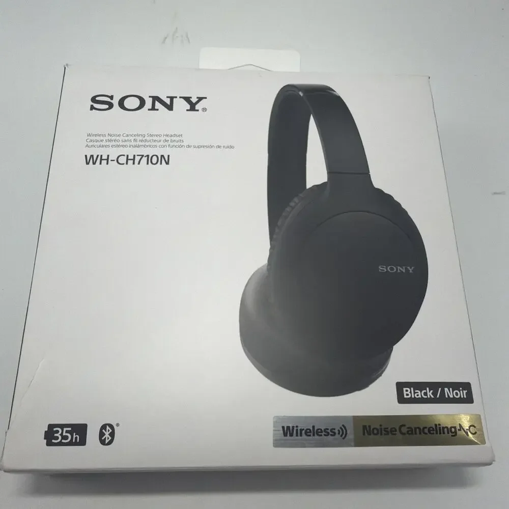 Sony WH-CH710N Wireless Noise Cancelling Bluetooth Headphones Black